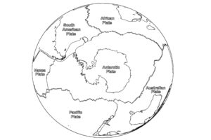 The south of the earth