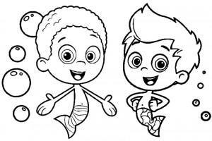 Bubble Guppies coloring pages 001