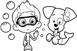 Bubble Guppies coloring pages 002