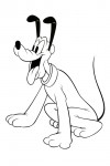 Pluto coloring page