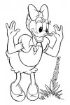 Daisy Duck coloring page