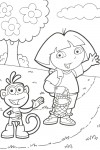 Dora and Boots on their way