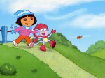 Dora and Boots in cold weather