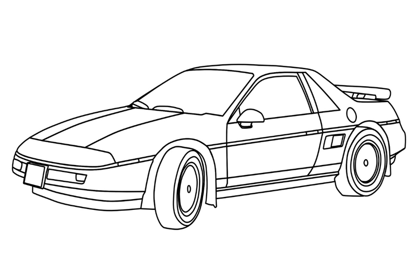 Download Color in your favorit cars coloring page with some bright ...