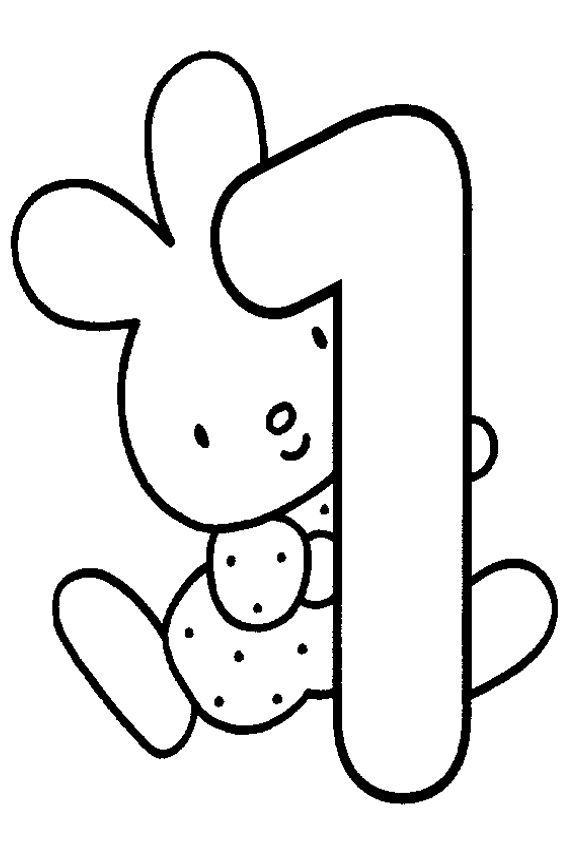 First Birthday Coloring Pages 2