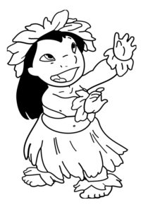 Lilo and Stitch coloring pages