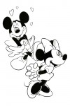 Minnie and Mickey in love