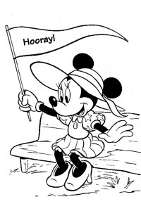 Minnie supports her friends