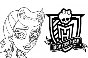 Monster High coloring pages 005