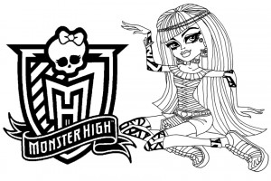 Monster High coloring pages 006