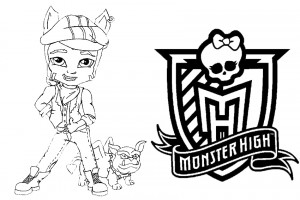 Monster High coloring pages 007