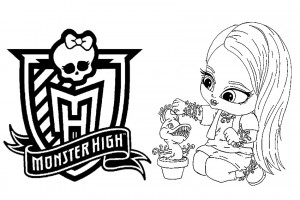 Monster High coloring pages 008