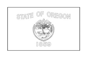 OR flag coloring page