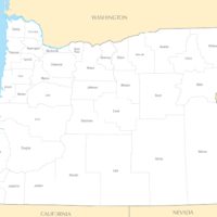 Oregon map