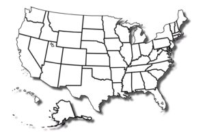 USA map