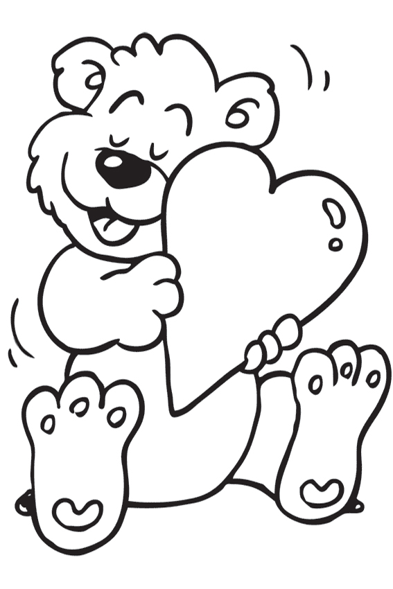 Valentines Day Coloring Sheet 6